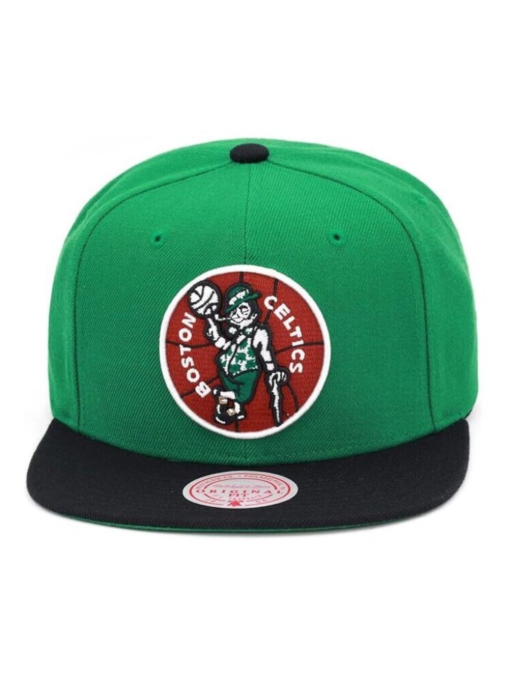 Mitchell & Ness Boston Celtics Team 2-Tone 2.0 Snapback Hat Adjustable Cap